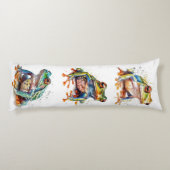 三つの小さなカエル ボディピロー (裏面)