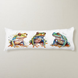 三つの小さなカエル ボディピロー
