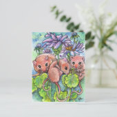 三つの小さなネズミ ポストカード (スタンド正面)