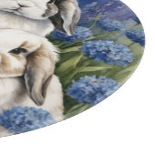 三つの小さなロップバンニ カッティングボード (角)