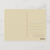 三つの小さな茶碗 ポストカード (裏面)