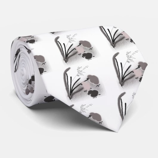 三つの小さな雛 ネクタイ (ロール)