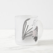 三つの小さな雛 フロストグラスマグカップ (正面右)