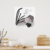 三つの小さな雛 ポスター (キッチン)