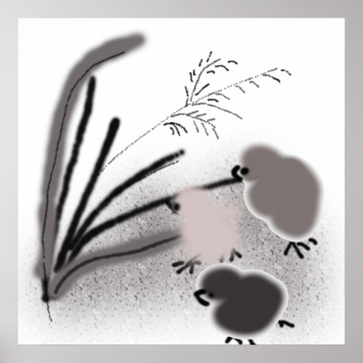 三つの小さな雛 ポスター (正面)