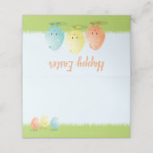 三つの復活祭の卵|座席表 プレイスカード (外部開封)