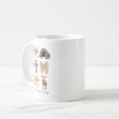 三つの日で多くの事が起こり得る コーヒーマグカップ (正面左)