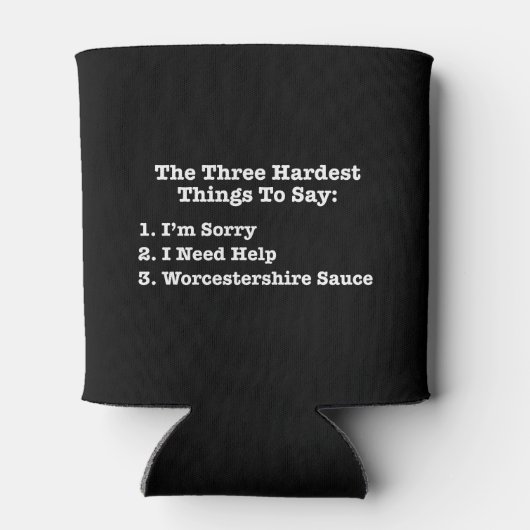 三つの最も難しい言い方おもしろい引用文 缶クーラー (裏面)