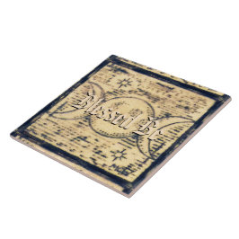 三つの月のイラストプリム旧世界スタイル祭壇タイル タイル