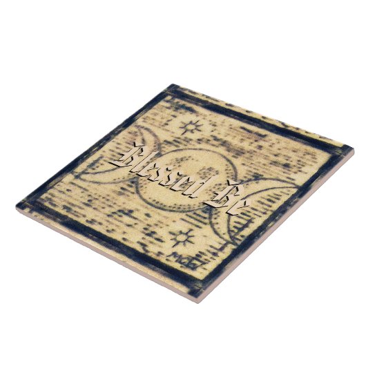 三つの月のイラストプリム旧世界スタイル祭壇タイル タイル (側面)