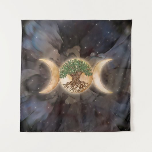 三つの月 タペストリー (正面)