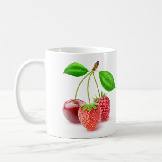 三つの果実 コーヒーマグカップ (左)