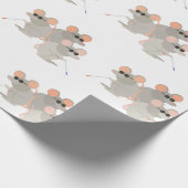 三つの盲目のネズミ ラッピングペーパー (角)