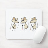 三つの盲目ネズミ マウスパッド (マウス)