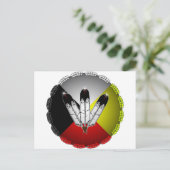 三つの羽 ポストカード (スタンド正面)