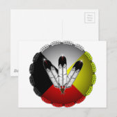 三つの羽 ポストカード (正面/裏面)