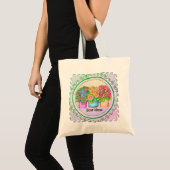 三つの花瓶の花 トートバッグ (正面(商品))