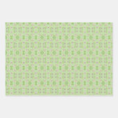 三つの装飾模様 ラッピングペーパーシート (正面)