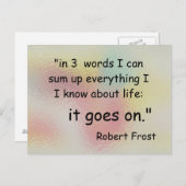 三つの言葉で ポストカード (正面/裏面)