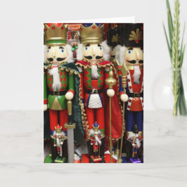 三つの賢いクラッカー – ChristmasNutcracker Soldiers シーズンカード