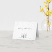 三つの賢者の聖降誕祭を信じて折った カード (黄色い花)