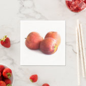 三つの赤りんご スタンダードカクテルナプキン (インサイチュ)