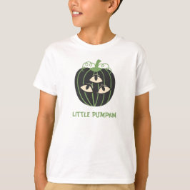 三つモダン目のカボチャのハロウィン Tシャツ