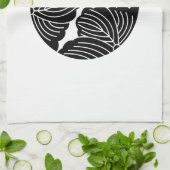 三つ割り蔦 キッチンタオル (折り畳み)