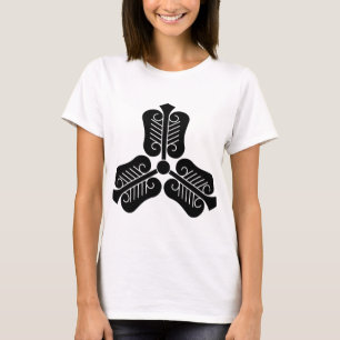 三つ唐団扇 Tシャツ