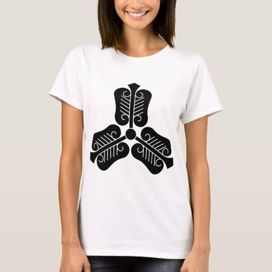 三つ唐団扇 Tシャツ (正面)