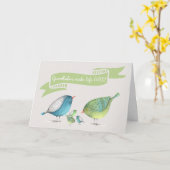 三つ子のおめでとう – 祖母は人生をGRAND カード (黄色い花)