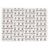 三つ子のための大きな抱き枕、包装紙、 ラージペーパーバッグ (裏面)