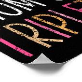 三つ子の母の日の母ママ母 ポスター (角)