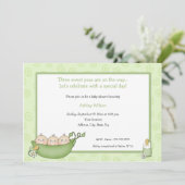 三つ子ベビーシャワー招待状 招待状 (スタンド正面)