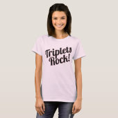 三つ子ロック！ Tシャツ (正面フル)