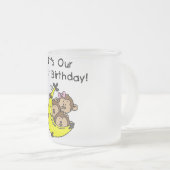 三つ子1st - 2人の少年、1人の少女 フロストグラスマグカップ (正面右)