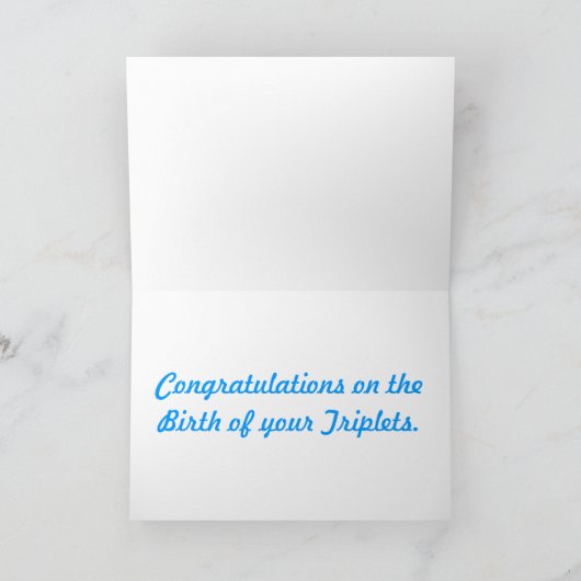 三つ子 カード (内部)