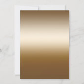 三つ子 3 つの かぼちゃ 秋の ベイビー シャワー 招待状 (裏面)