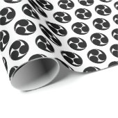 三つ巴伝統的柄 ラッピングペーパー (ロールコーナー)