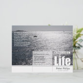 三つ折り海景追悼式プログラムのチラシ (スタンド正面)