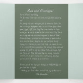 三つ折り潜水艦「海とご挨拶」写真カード 三つ折りクリスマスカード (内部中)