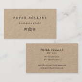 三つ星の国が田舎のクラフトをする 名刺 (正面/裏面)