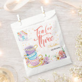 三つ目の誕生日のお茶 フェイバーバッグ (クリップ留めされた状態)