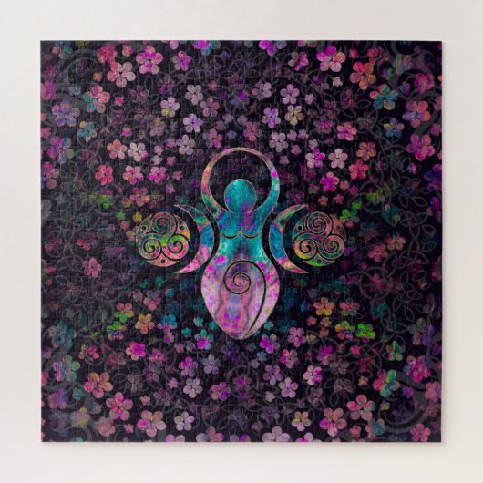 三つ組の女神 ジグソーパズル (縦)