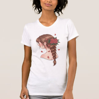 三つ編みの中でささやく Tシャツ