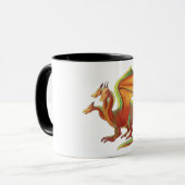 三つ首のドラゴン マグカップ (正面左)