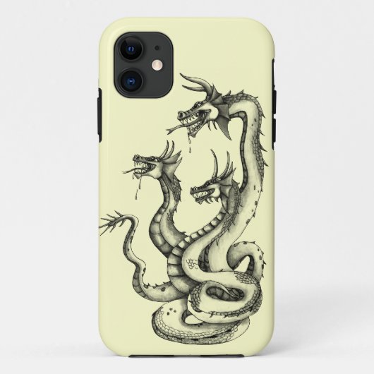 三つ首のヒドラデザイン Case-Mate iPhoneケース iPhone 11 ケース (裏面)