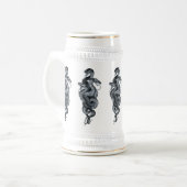 三つ首の蛇の傑作 ビールジョッキ (正面左)