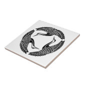 三つ鶴の輪 タイル (側面)