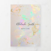 三エレガント折パンフレット 三つ折り招待状 (カバー)